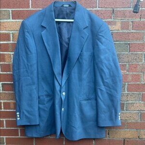 Haggar Clothing Co. Men’s Blue Blazer Sport Coat Size 46R